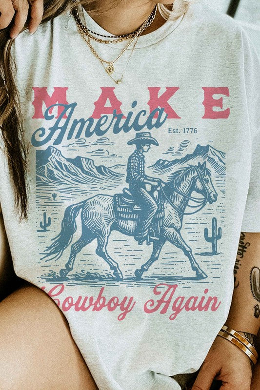 AMERICA COWBOY AGAIN GRAPHIC TEE T-Shirt