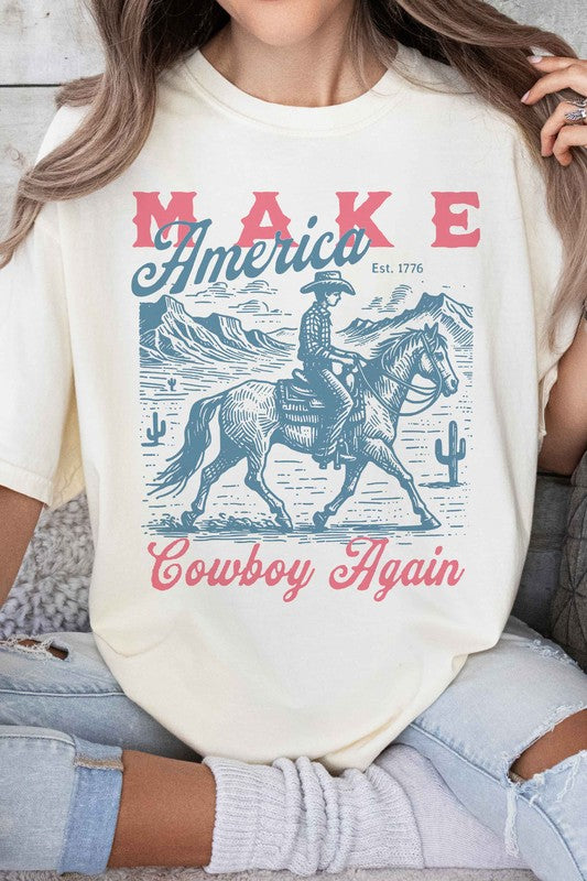 AMERICA COWBOY AGAIN GRAPHIC TEE T-Shirt