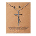 Faith Religious Gift Stainless Steel Cross Collarbone Chain Sweater Chain