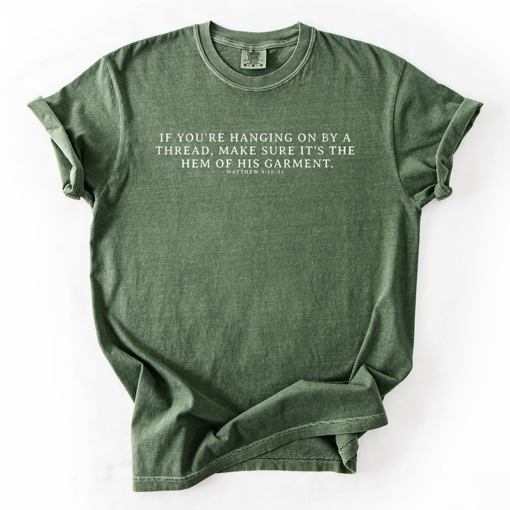 Hem Of His Garment, Faith, Gospel, Jesus Tshirt Comfort Colors T-Shirt